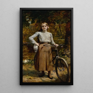 Lon Franois Comerre - Bicyclette au Vsinet.webp