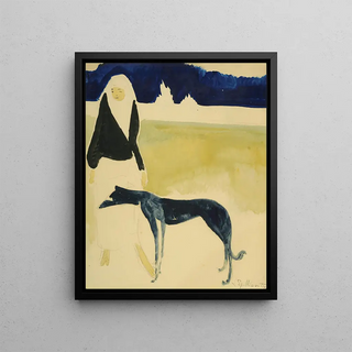 Lon Spilliaert - Femme Au Lvrier.webp