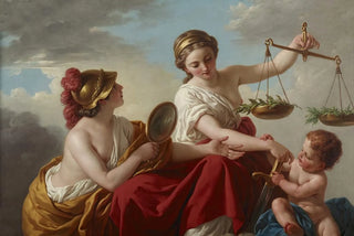 LouisJeanFranois Lagrene - Justice Disarmed by Innocence and Applauded by Prudence.webp