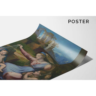 Madone au diadème bleu - Raphael | Reproduction Tableau Décoration murale affiche copie