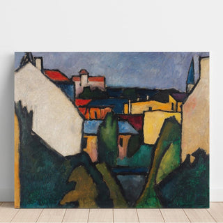 Maisons - Alexander Kanoldt | Reproduction Tableau Décoration murale affiche copie