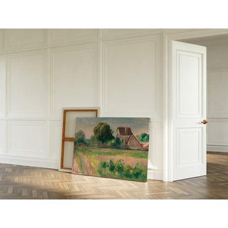 Maisons à Essoyes - Pierre-Auguste Renoir | Reproduction Tableau Décoration murale affiche copie