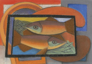 Mark Gertler - Study for Fish in Glass Case.webp