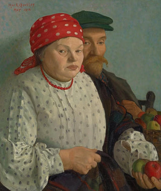 Mark Gertler - The apple woman and her husband.webp