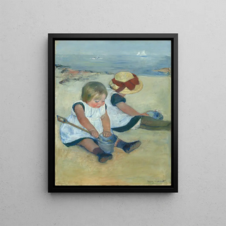 Mary Cassatt - Children Playing on the Beach.webp