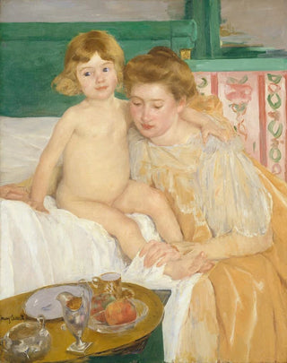 Mary Cassatt - Mother and Child Baby Getting Up from His Nap.webp