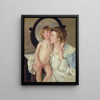 Mary Cassatt - Mother and Child The Oval Mirror.webp