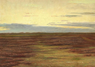 Michael Ancher - Solnedgang over Brovandene syd for Skagen.webp