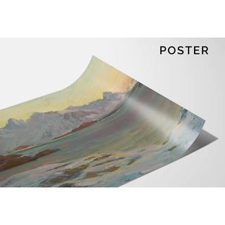 Montagnes. Étude du nord de la Norvège - Anna Boberg | Reproduction Tableau Décoration murale affiche copie