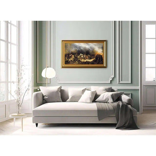 Napoléon à Waterloo d'Auguste Raffet | Reproduction Tableau Décoration murale affiche copie