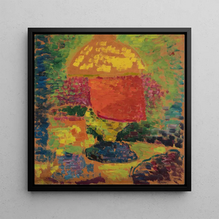 Nature morte avec lampe à pétrole - Alexej von Jawlensky