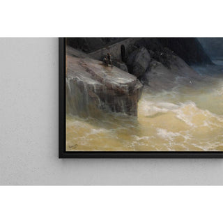 Naufrage sur la côte de la mer Noire - Ivan Konstantinovich Aivazovsky | Reproduction Tableau Décoration murale affiche copie