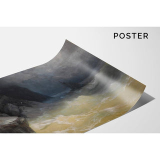 Naufrage sur la côte de la mer Noire - Ivan Konstantinovich Aivazovsky | Reproduction Tableau Décoration murale affiche copie