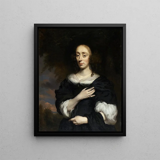 Nicolaes Maes - Portrait of a Woman Wearing a Black Dress.webp