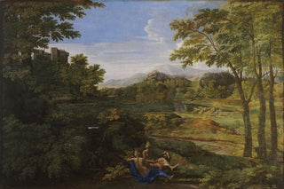 Nicolas Poussin - Paysage avec deux nymphes et un serpent.webp