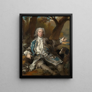 Nicolas de Largillire - Portrait of a gentleman in hunting costume.webp