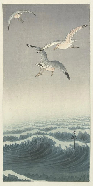 Ohara Koson - Three gulls.webp