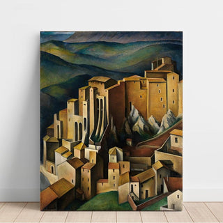 Olevano - Alexander Kanoldt | Reproduction Tableau Décoration murale affiche copie