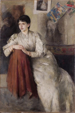 Olga Boznanska - Portrait of Zofia Federowicz.webp