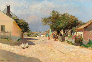 Olga WisingerFlorian - A village road in the summer midday sun.webp