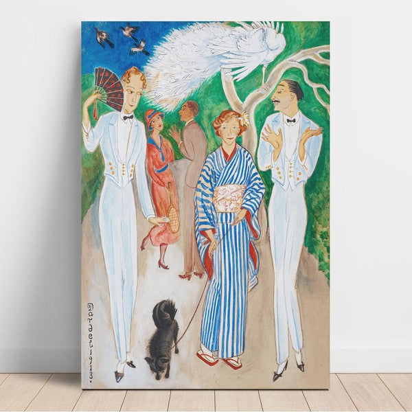 Reproductie van het schilderij Pauwen - Nils Dardel