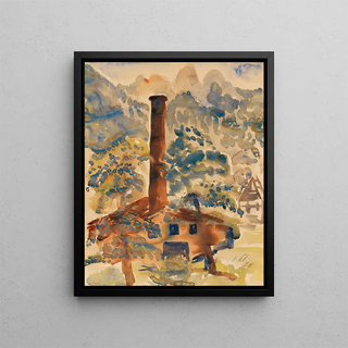 Paul Kleinschmidt - Landschaft mit Fabrik.webp