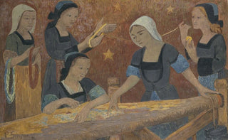 Paul Srusier - La tapisserie les cinq tisseuses.webp