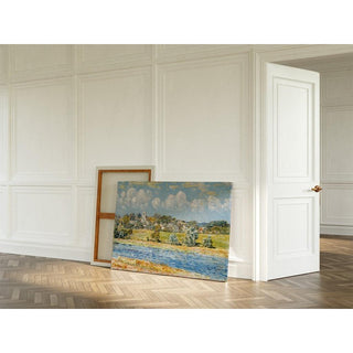 Paysage à Newfields, New Hampshire - Childe Hassam | Reproduction Tableau Décoration murale affiche copie