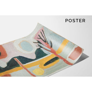 Paysage stylisé avec un arbre - Sasza Blonder | Reproduction Tableau Décoration murale affiche copie