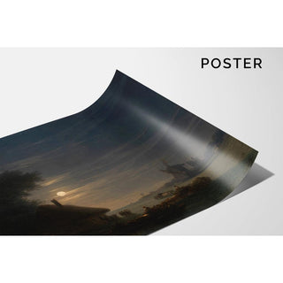 Paysage ukrainien de nuit - Ivan Konstantinovich Aivazovsky | Reproduction Tableau Décoration murale affiche copie