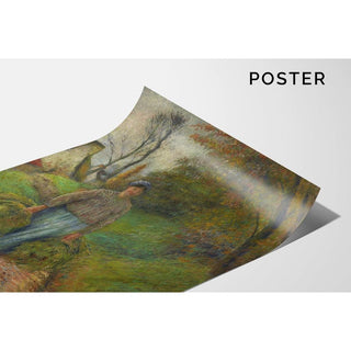 Paysanne portant deux bottes de foin - Camille Pissarro | Reproduction Tableau Décoration murale affiche copie