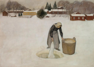 Pekka Halonen - Washing on the Ice.webp