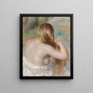 PierreAuguste Renoir - Blonde Braiding Her Hair.webp