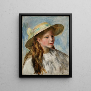 PierreAuguste Renoir - Little Girl With A Hat Jeune Fille Au Chapeau.webp