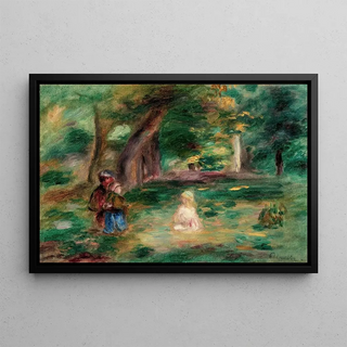 PierreAuguste Renoir - Trois personnages dans un paysage.webp