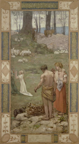 Pierre Puvis de Chavannes - Saint Genevieve as a child in prayer.webp