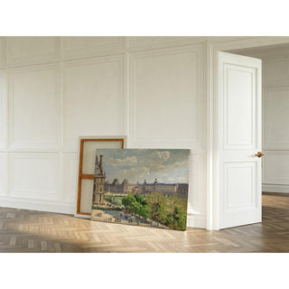 Place du Carrousel, Paris - Camille Pissarro | Reproduction Tableau Décoration murale affiche copie