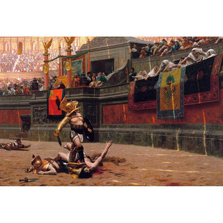 Pollice Verso - Jean-Léon Gérôme | Reproduction Tableau Décoration murale affiche copie