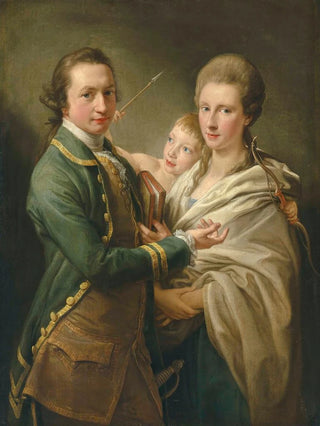 Pompeo Batoni - Arthur Saunders Gore Viscount Sudley later 2nd Earl of Arran 17341809 and his wife.webp