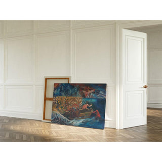 Porter les malades - Arnold Peter Weisz-Kubínčan | Reproduction Tableau Décoration murale affiche copie