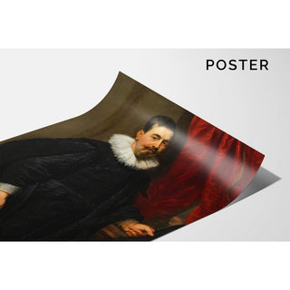 Portrait d'un homme, probablement Peter van Hecke - Peter Paul Rubens | Reproduction Tableau Décoration murale affiche copie