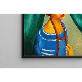 Portrait de Marguerite Gros, sœur de Mme Renée Kisling - Moïse Kisling | Reproduction Tableau Décoration murale affiche copie