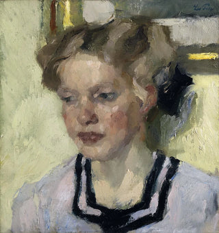 Portrait de Mina Hasch - Leo Putz