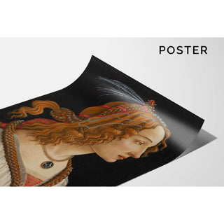 Portrait de Simonetta Vespucci en nymphe - Sandro Botticelli | Reproduction Tableau Décoration murale affiche copie