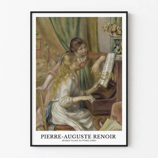 Poster - Jeunes filles au piano - Auguste Renoir
