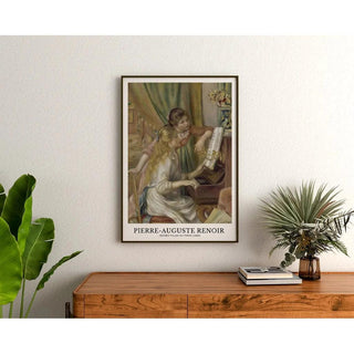 Poster - Jeunes filles au piano - Auguste Renoir
