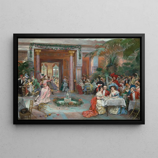 Raimundo de Madrazo y Garreta - Masquerade Ball at the Ritz Hotel Paris.webp