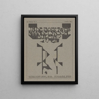 Reijer Stolk - Zittende vrouw op de laatste bladzijde van JH de Bois Tweemaandelijksch Bulletin.webp