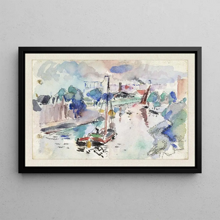 Rik Wouters - De Kostverloren Vaart te Amsterdam gezien in noordelijke richting.webp