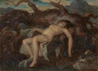 Robert Smirke - Woman Sleeping in the Nude in a Wooded Landscape.webp